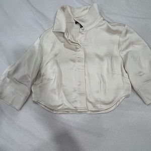 Used semi formal crop top still in good condition